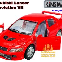 Mitsubishi Lancer Evolution VII мащабен модел 1:36 KiNSMART, снимка 4 - Коли, камиони, мотори, писти - 42482547