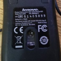 Оптична мишка Lenovo M20, снимка 3 - Клавиатури и мишки - 34058726