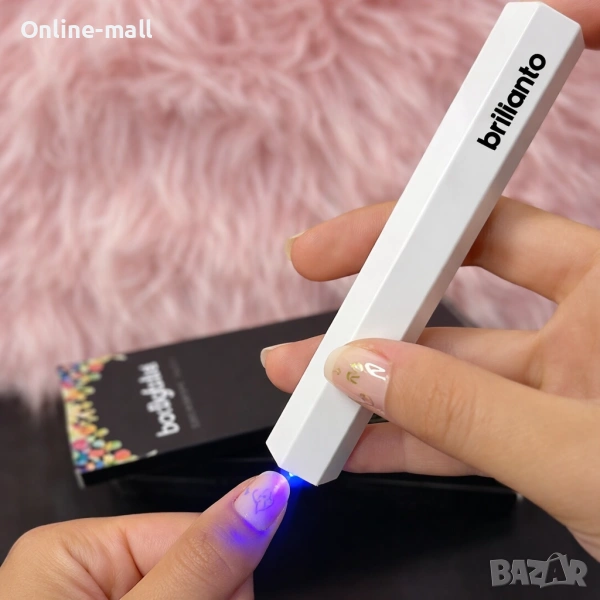 Преносима Мини UV Лампа за Маникюр – Безжична, с Type-C зареждане и 2 режима на работа, снимка 1