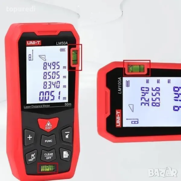 ЦИФРОВА ЛАЗЕРНА РОЛЕТКА UNI-T LM50A ДО 50М, снимка 1