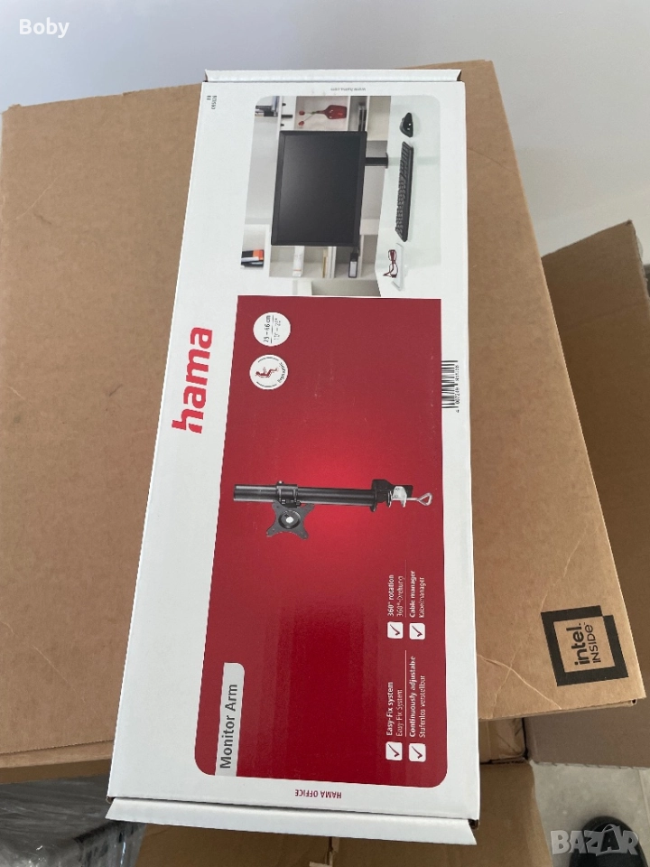 Стойка за Монитор Hama Monitor Holder 10”-26” до 10кг, снимка 1