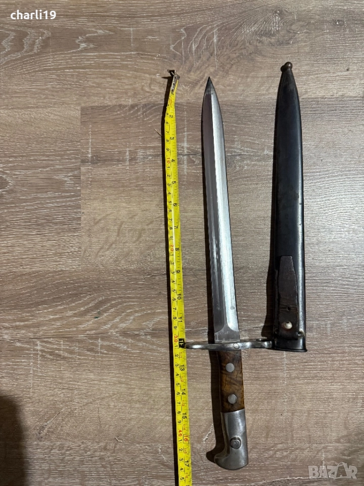 Швейцарски военен щик, снимка 1