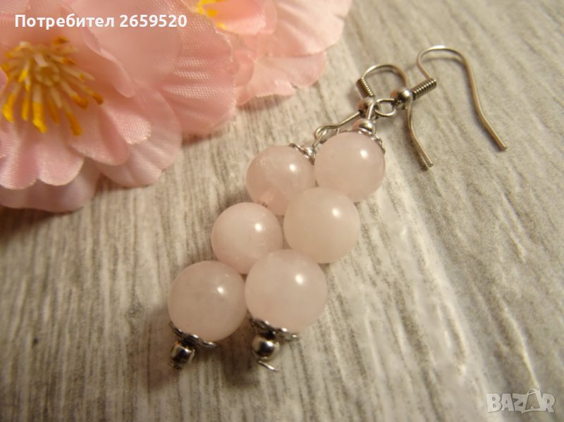 Обеци от естествен камък, снимка 1