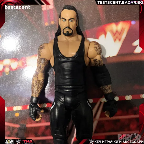 Екшън фигура WWE The Undertaker Гробаря basic series играчка Mattel , снимка 1