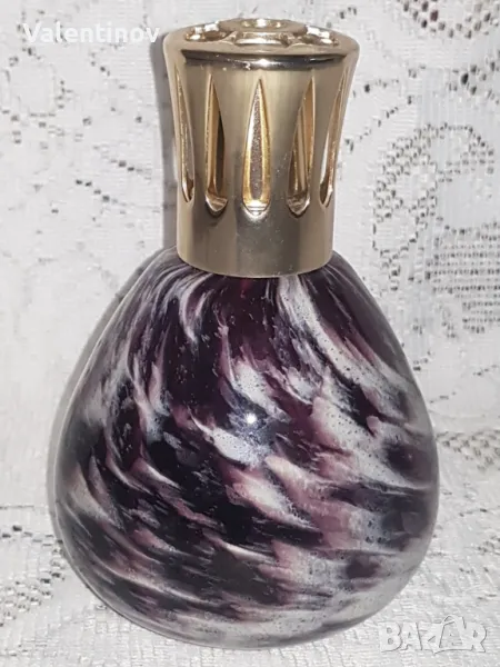 Старинен стъклен флакон за горене на парфюм- Франция  , снимка 1