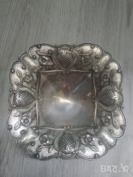 посребрена купа в стил арт деко, снимка 1