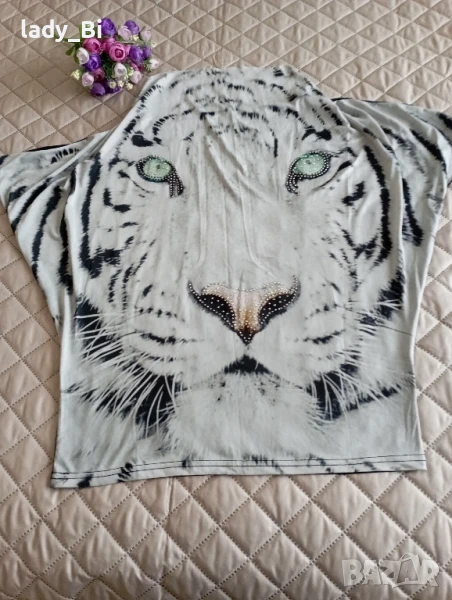 🌸 Туника с имитация тигър М/Л размер 🪻, снимка 1