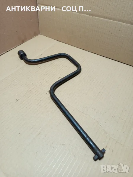 Соц Стар Комбиниран Ключ С Манивела 19мм., снимка 1