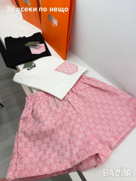 Gucci Комплект Къси Панталонки И Тениска Гучи Код A717, снимка 1