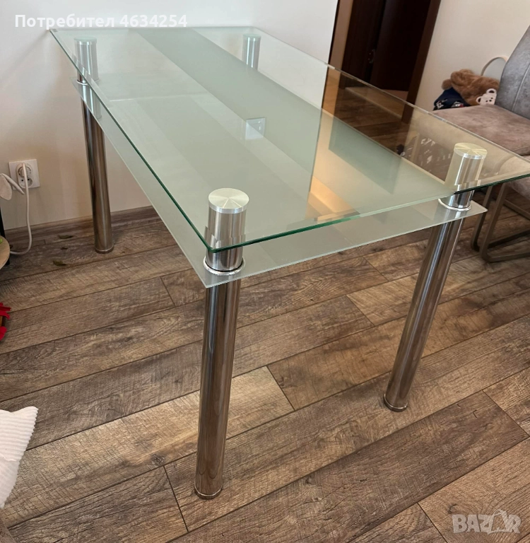 Стъклена Маса за Трапезария, снимка 1