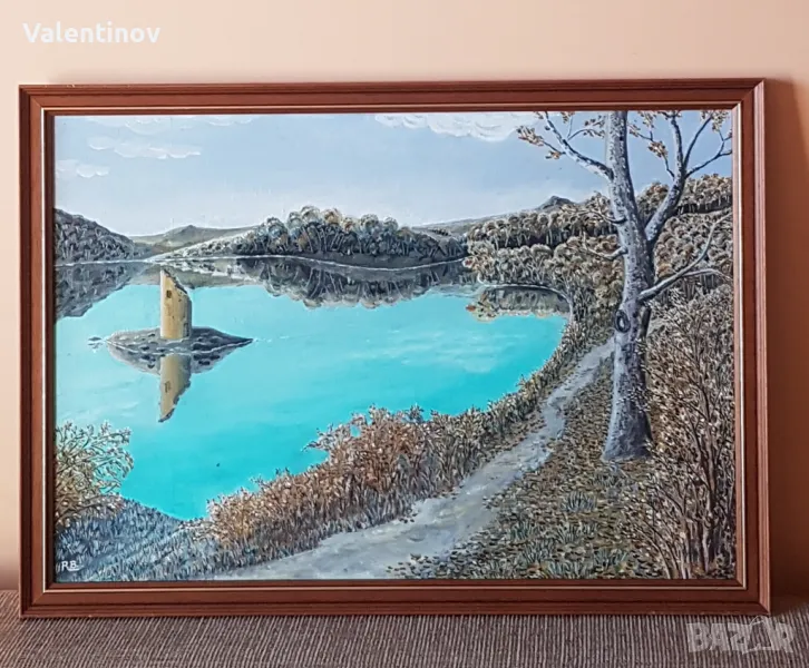 Картина масло върху картон , снимка 1