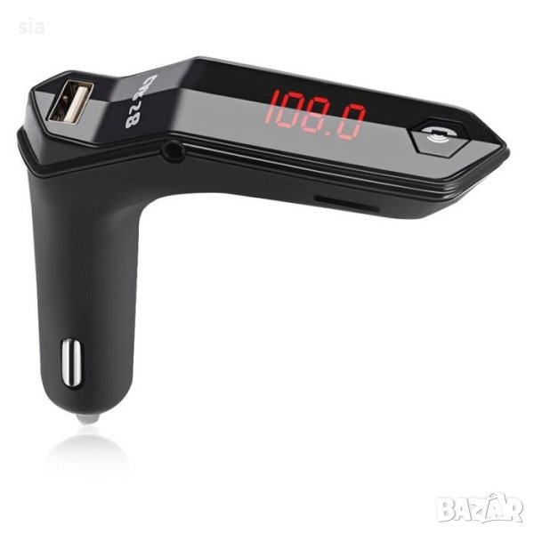 Трансмитер с блутут, S8, черен, снимка 1