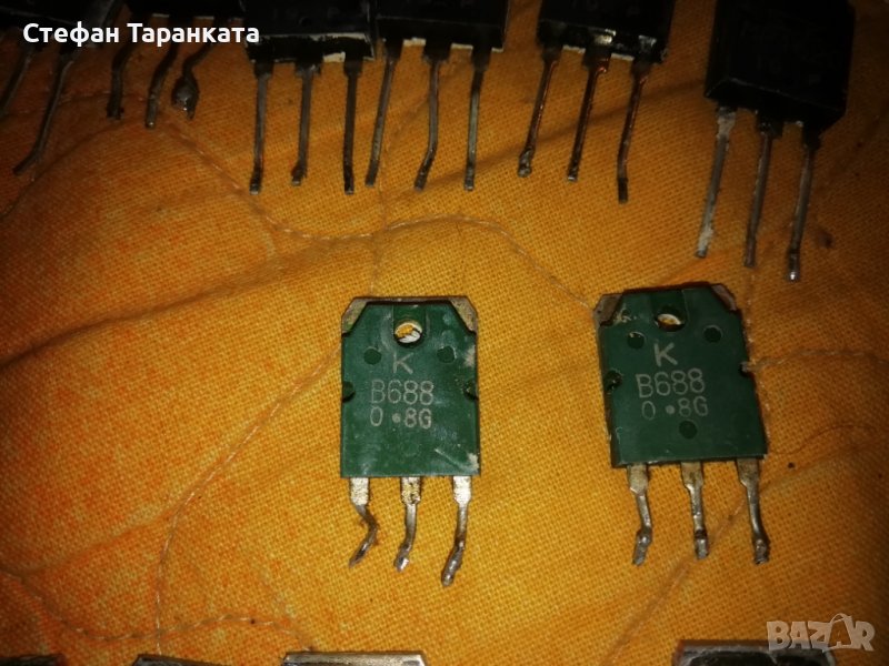 транзистори-B688 части за усилователи. , снимка 1