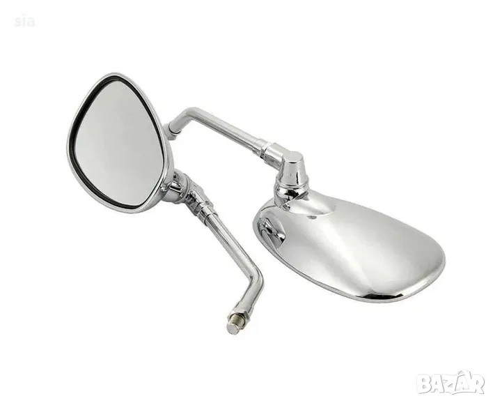 Огледала за мотор, скутер, мотопед, чопър, 10 мм, БС02, снимка 1