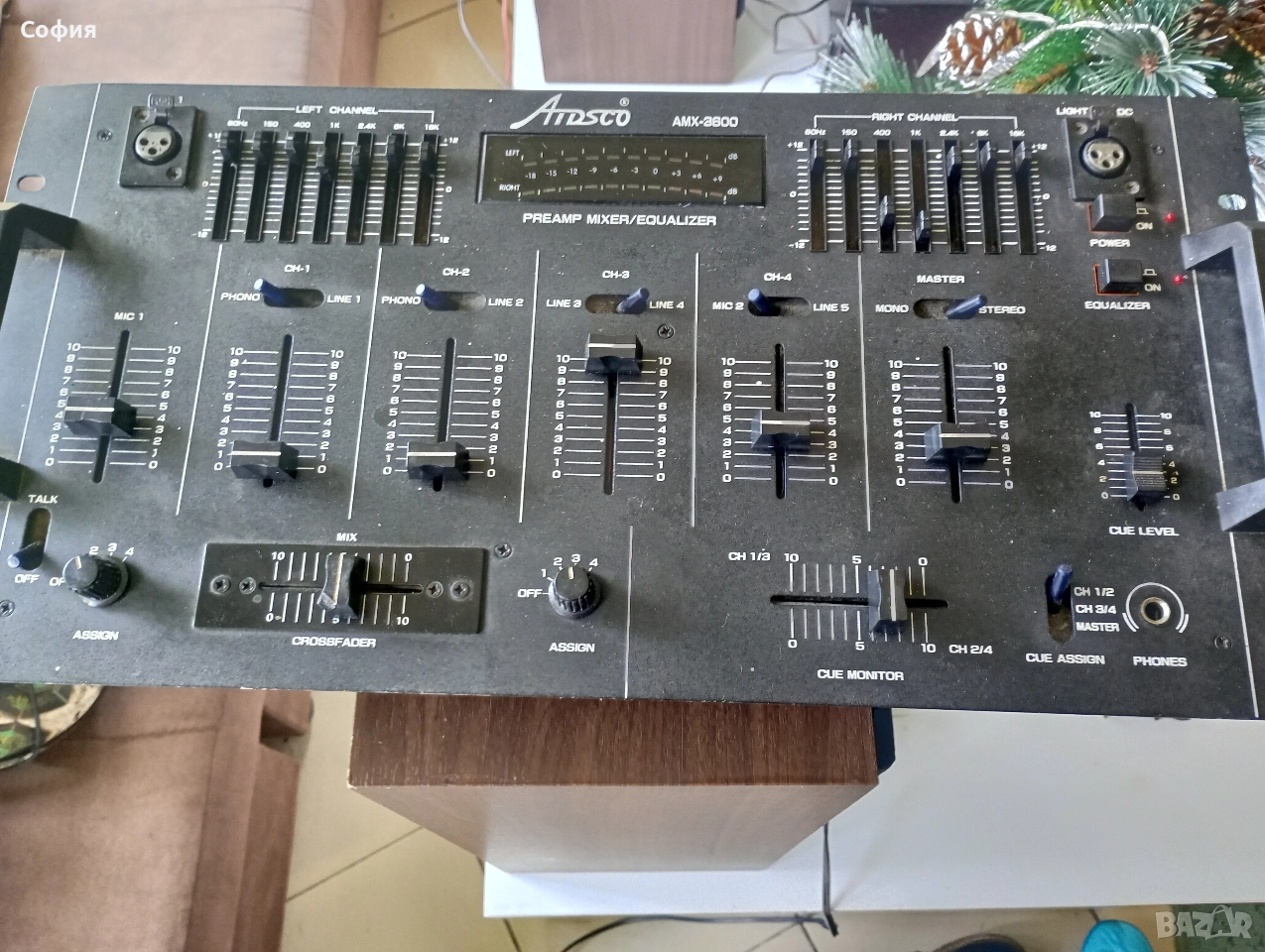 Еквалайзер ATDSCO  AMX 3600 PREAMP ACTIVE SUBWOOFER , снимка 1