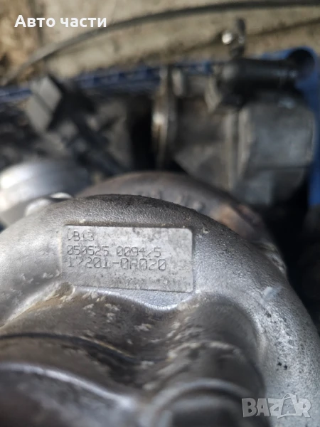 Турбо Toyota Avensis II, ОЕМ 17201-0R020, снимка 1