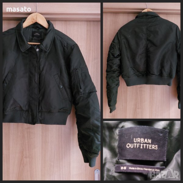 URBAN OUTFITTER - зелено яке/бомбър, снимка 1