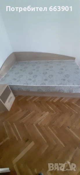 Продавам легло "Приста", 120/190 см, ракла и нощно шкафче, снимка 1