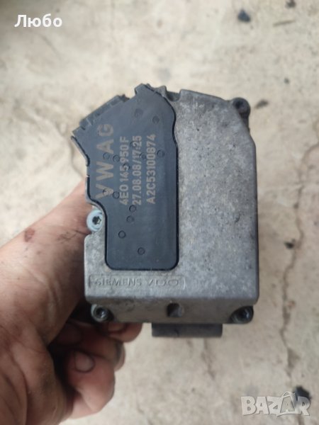 Дроселова клапа 4e0 145  950F за Ауди А6 ц6 4ф 3.0тди БМК Audi A6 c6 4f 3.0tdi BMK, снимка 1