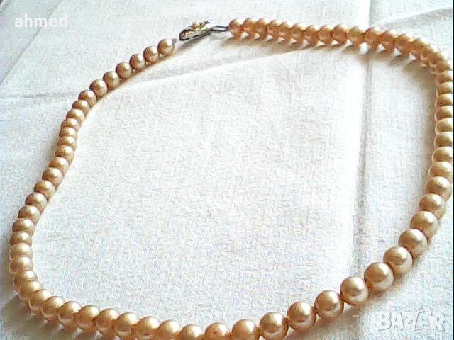 красиво колие от перли 4мм, снимка 1