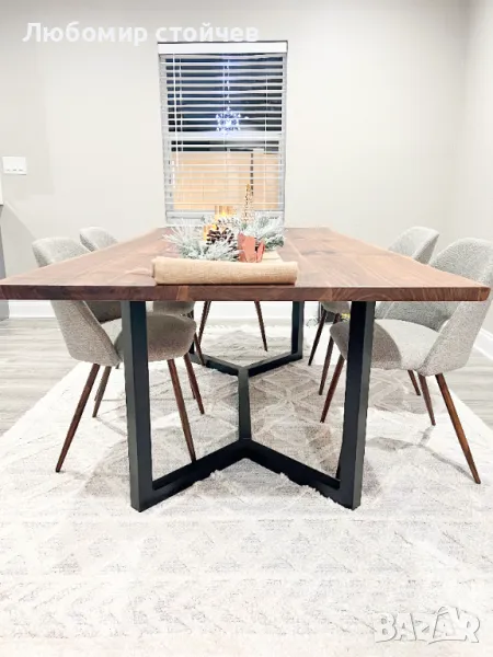 Метална основа за маса, трапезна маса, холна маса, снимка 1