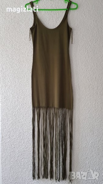 Дамска рокля с ресни XS, снимка 1