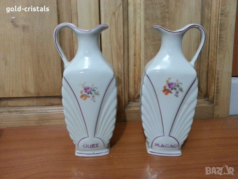 Стар български порцелан канички, снимка 1