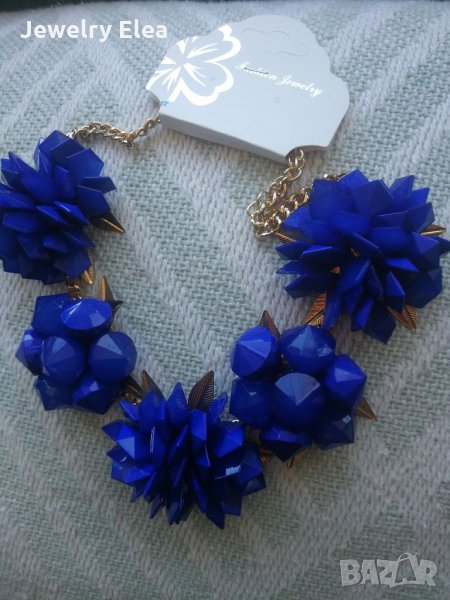Колие Алина 1 blue, снимка 1