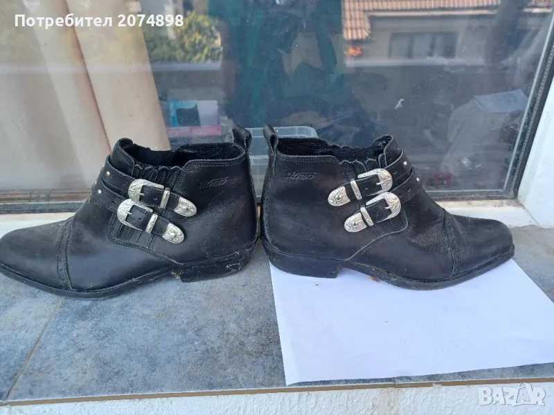 Италиански обувки естествена кожа, снимка 1