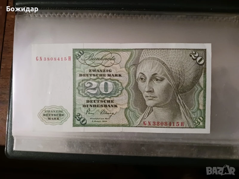 20 Германски Марки.1980г.ФРГ., снимка 1