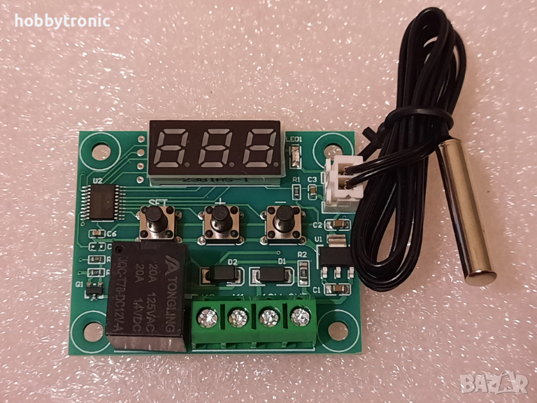 Цифров терморегулатор W1209 -50..+110°, снимка 1