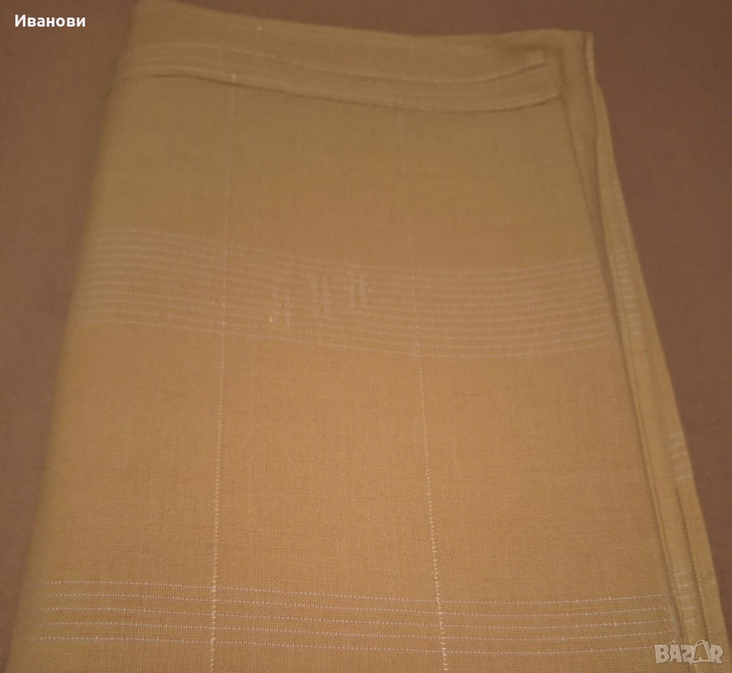 жълта, нова, покривка, 160 × 80, снимка 1