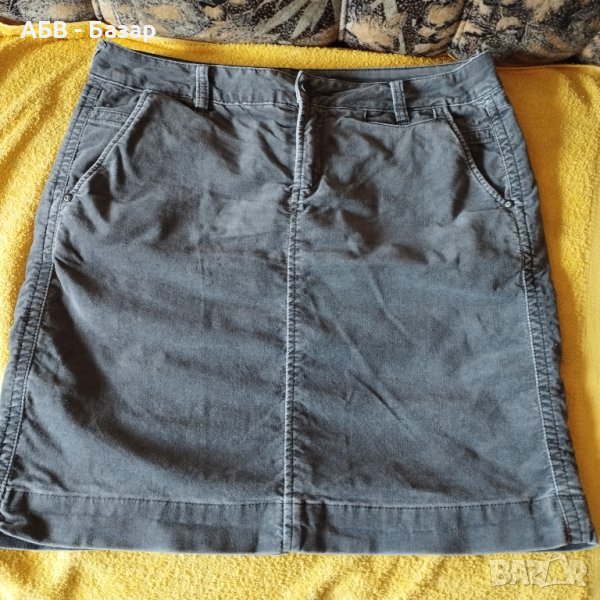 Пола сиво кадифе размер EU 38, снимка 1