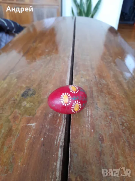 Старо дървено яйце #10, снимка 1