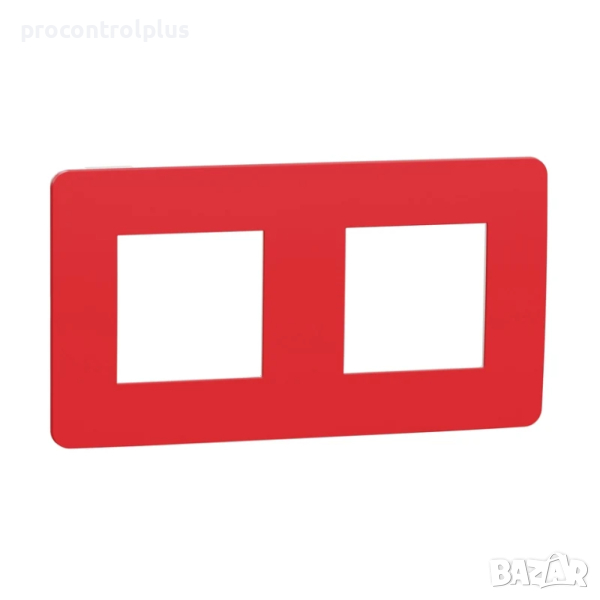 Продавам Рамка 2x 2M Unica Studio, червен/бял SCHNEIDER ELECTRIC Unica NEW, снимка 1