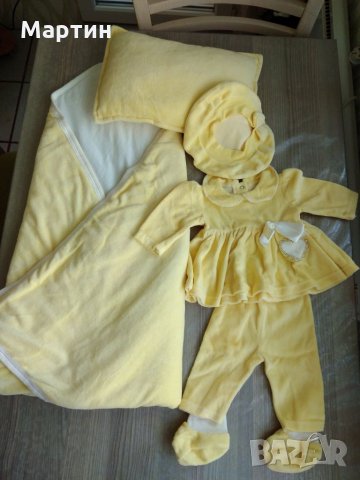 Плюшен комплект за изписване на бебе - Перфектно състояние, снимка 1 - Комплекти за бебе - 34635080