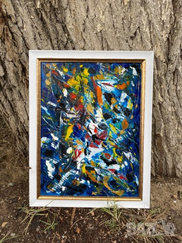 Авторска картина маслени бои, снимка 7 - Картини - 41530243