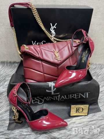 обувки на ток YSL saint laurent , снимка 10 - Дамски обувки на ток - 50641651