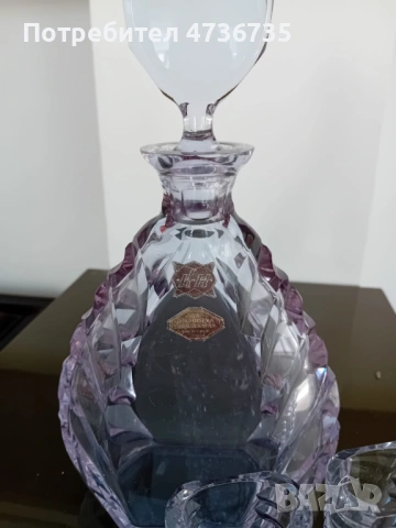 Кристален сервиз за алкохол., снимка 3 - Сервизи - 53466393