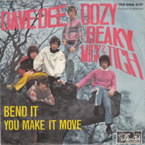 Грамофонни плочи Dave Dee, Dozy, Beaky, Mick & Tich – Bend It / You Make It Move 7" сингъл, снимка 1 - Грамофонни плочи - 44828364