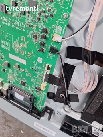 ОСНОВНА ПЛАТКА 40-M653J3-MAC2HG 4K120HZ TCONLESS  за 55-инчов телевизор TCL Модел 55Q6C, с дисплей  , снимка 4 - Части и Платки - 52582739