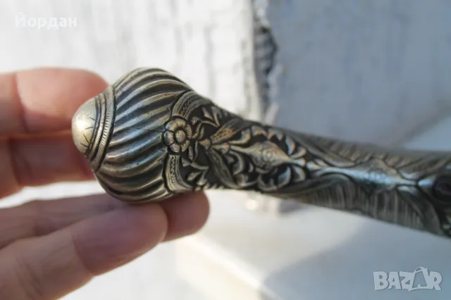 Кремъчен пистолет със сребърен обков, снимка 10 - Други ценни предмети - 47634044