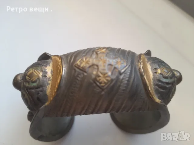 Рогатка със позлата., снимка 3 - Антикварни и старинни предмети - 55966835