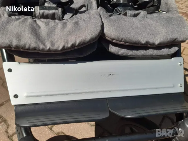 Количка за близнаци Mountain Buggy Luxury Edition +/- аксесоари, снимка 6 - Детски колички - 55932834