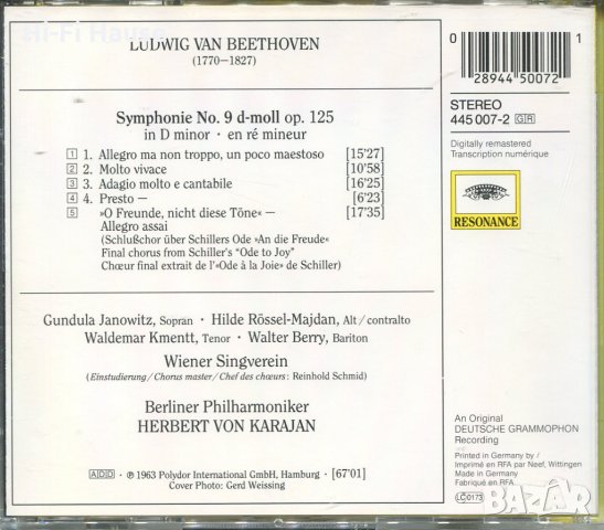 Ludwig van Beethoven-Symphonie 9, снимка 2 - CD дискове - 34603155
