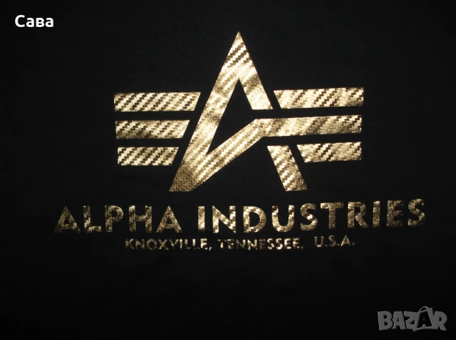 Тениска ALPHA IND.  мъжка,ХЛ-2ХЛ, снимка 3 - Тениски - 51253250