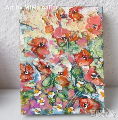 Различни картини: Цветя ваза букет, flower, flowers, painting - Мима / Art by MiMa, paintings, снимка 13 - Картини - 31909927