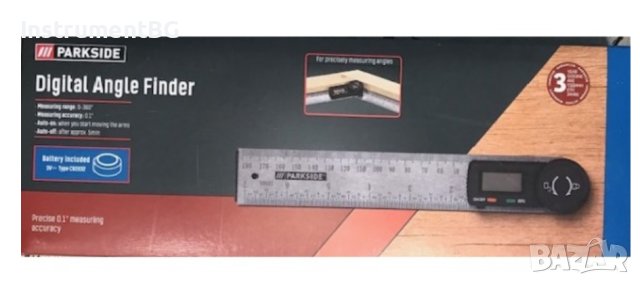Дигитален ъгломер  PARKSIDE® с LCD дисплей