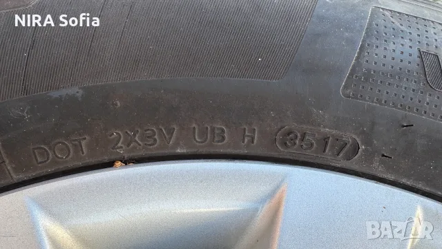 Оригинални алуминиеви джанти Mazda 18” х 7 1/2 J 50 с гуми Hankook Ventus Slevo 2 Suv 235/60R18, снимка 8 - Гуми и джанти - 56121813