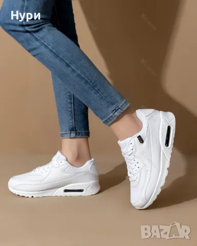 Бели дамски маратонки , снимка 3 - Маратонки - 48858713